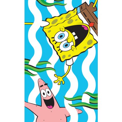 154910 detsky rucnik sponge bob zabava v mori 30x50 cm