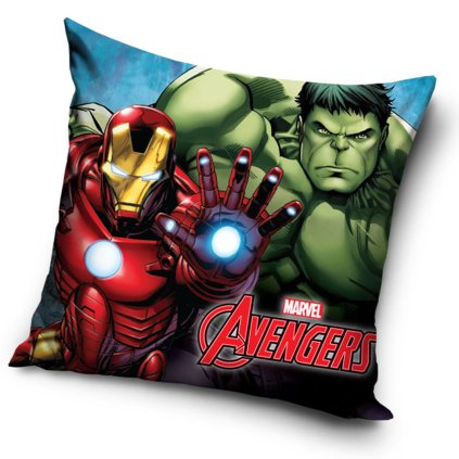 Obliečka na vankúšik Avengers Hulk a Iron-Man