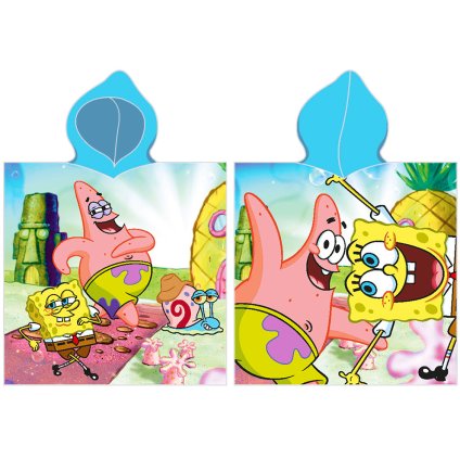 Detské pončo Sponge Bob a Patrick