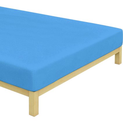 Froté prestieradlo Stredne Modré