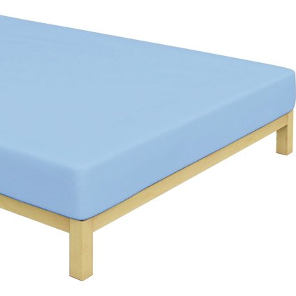 Jersey prestieradlo Svetlo Modré