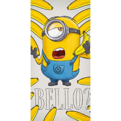 Detský uterák Mimoni Bello Banana 30x50 cm