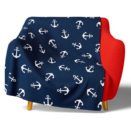 146638 1 mikroplysova deka kotvy 150x200 cm