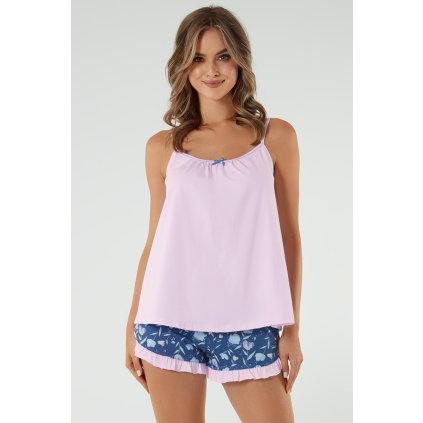 147064 3 damske pyzamo italian fashion tulip ws r kr sp velikost xl barva modra