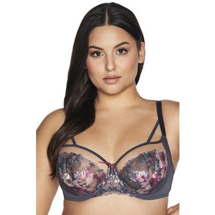 147322 podprsenka ava 2123 romance velikost 80e barva seda