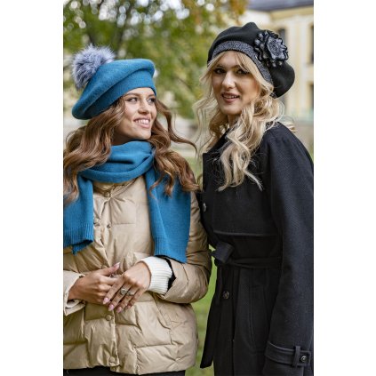 214133 5 baret vivisence 7049 velikost uni barva cerna