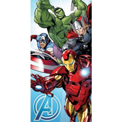 Osuška Avengers light blue