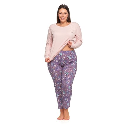 149323 3 damske pyzamo moraj pdd5800 002 velikost 2xl barva seda