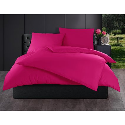 Bavlnené obliečky Color Fuchsiové