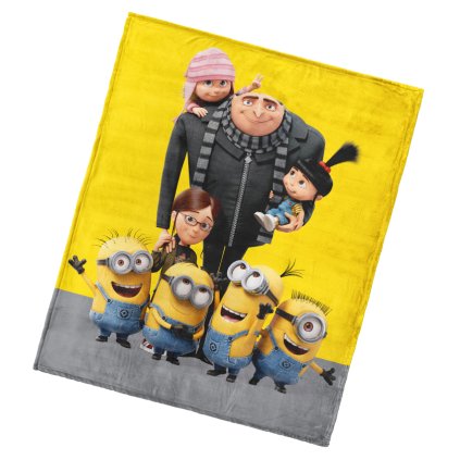 Detská deka Mimoni Ja Zloduch 130x160 cm