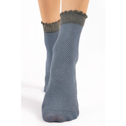 214157 2 silonkove ponozky fiore spina 40 den g1177 velikost uni barva bezova