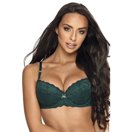 206177 podprsenka mat 3200 11 asti push up velikost 65d barva zelena
