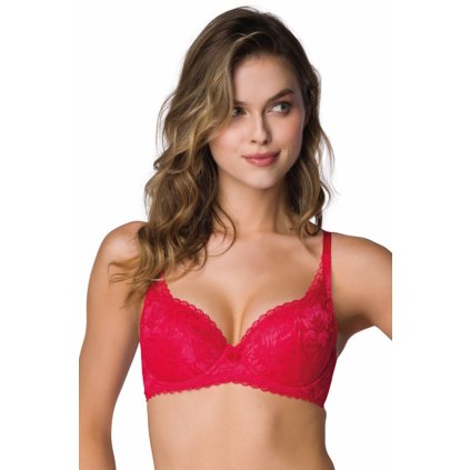 152561 podprsenka mat 0115 11 hannah push up velikost 65d barva cervena