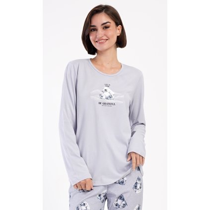 153149 damske pyzamo dlouhe polar bear