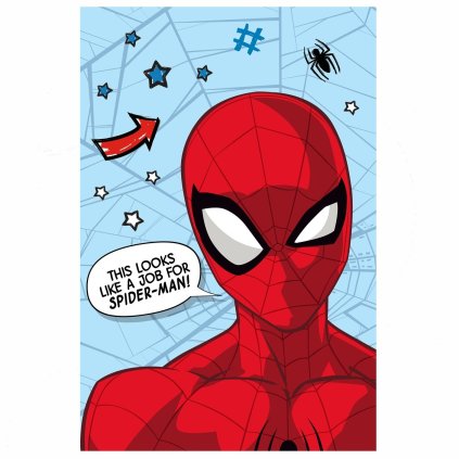 153572 mikroflanelova deka spider man