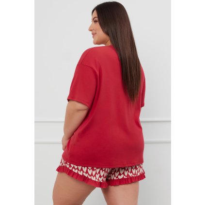 212915 2 damske pyzamo italian fashion evora kr r kr sp velikost m barva cervena