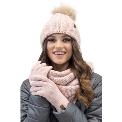 222317 komplet vivisence 70100 kmpl r cepice sala rukavice velikost uni barva seda