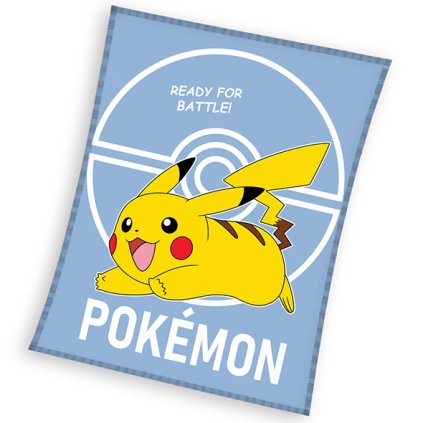 155450 detska deka pokemon volim si tebe pikachu 110x140 cm