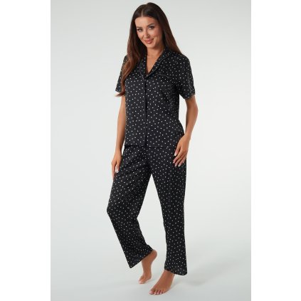 156743 1 damske pyzamo italian fashion ria kr r dl sp velikost xl barva cerna