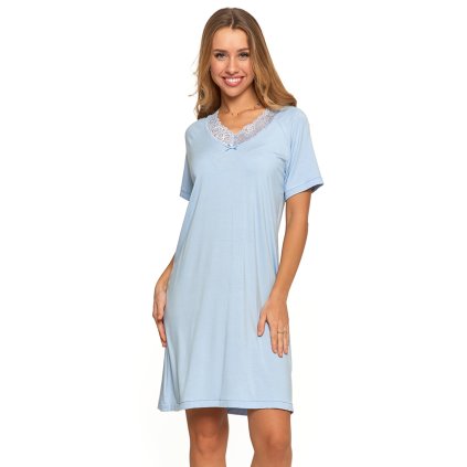157685 damska nocni kosile moraj pdk3200 010 velikost m barva modra