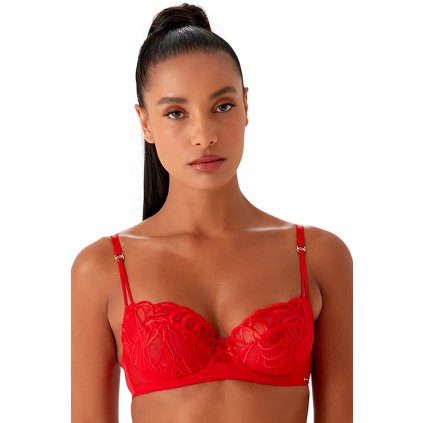 157829 5 podprsenka gossard 19705 velikost 75f barva cervena