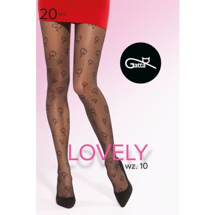 157898 silonkove puncochace gatta lovely 10 20 den velikost 4 l barva cerna