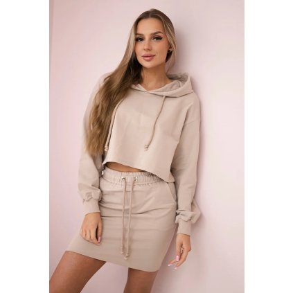 159374 3 souprava halenky se sukni bezova velikost uni barva bezova