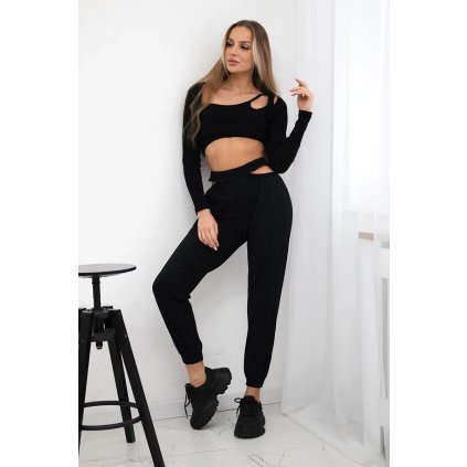 159821 40 souprava gypsy top teplaky velikost uni barva cerna