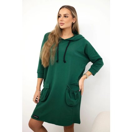 159836 48 saty 9350 s kapuci kapse velikost uni barva zelena tmave