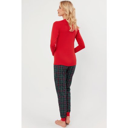 160355 damske pyzamo italian fashion foggia dl r dl sp velikost l barva cervena