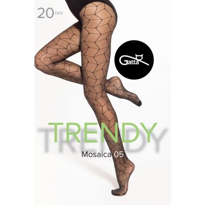 160388 silonkove puncochace gatta mosaica 05 20 den velikost 5 xl barva cerna