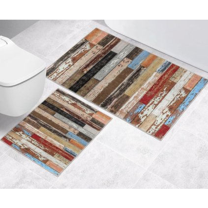 160442 koupelnova a wc predlozka bez vykroje drevena podlaha 3d