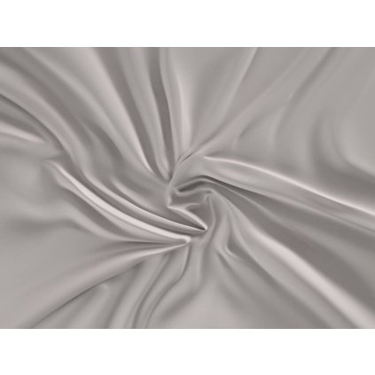 160532 satenove prosteradlo s gumou 180x200cm svetle sede