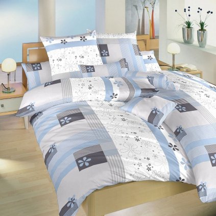 160859 povleceni saten fler sedomodra