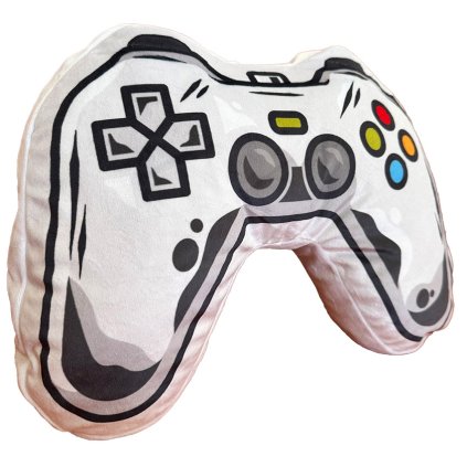 162707 velurovy 3d polstarek gamepad