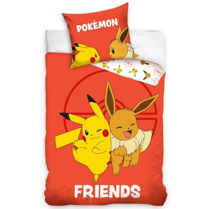 163940 detske povleceni pokemon eeve a pikachu