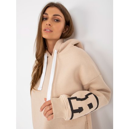 164996 5 damska mikina em bl 753 29 ex moda barva bezova velikost uni