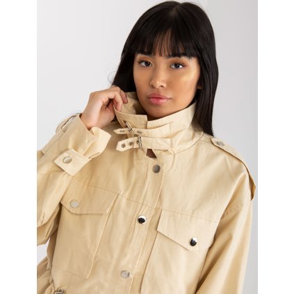 165029 6 damska bunda em kr mc142 95 may by shining star barva bezova svetle velikost m l