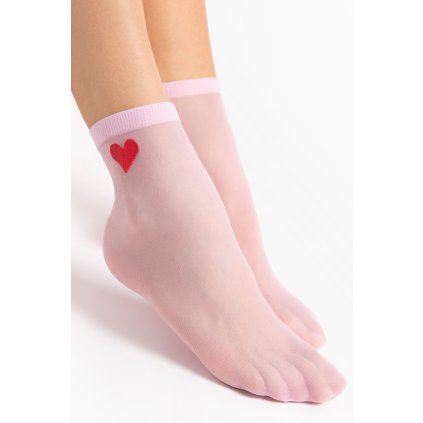 165881 5 silonkove ponozky fiore cupido 20 den g1191 velikost uni barva cervena