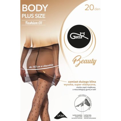 167900 damske puncochy gatta body plus size 01