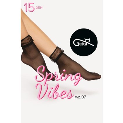 167924 silonkove ponozky gatta spring vibes 07 15 den velikost uni barva cerna