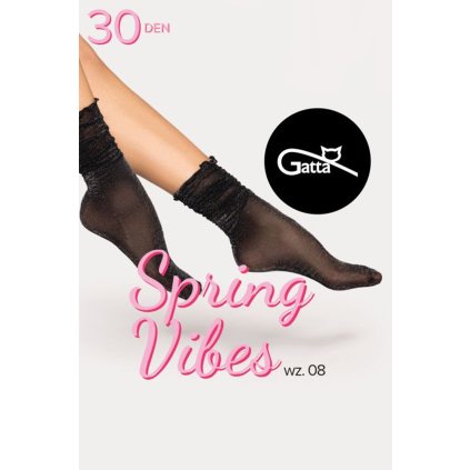 167927 ponozky gatta spring vibes 08 15 den velikost uni barva cerna