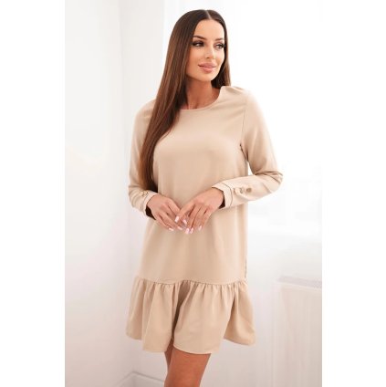 215891 14 saty 66188 s volanem midi velikost uni barva bezova