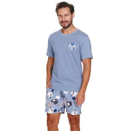 221852 panske pyzamo doctor nap pmb 7207 velikost l barva modra