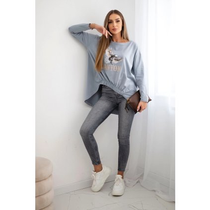 171104 damska mikina 69450 s napisem velikost uni barva cerna