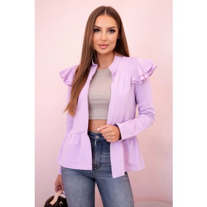185252 damsky prehoz s volanky a stojackem velikost uni barva fialova