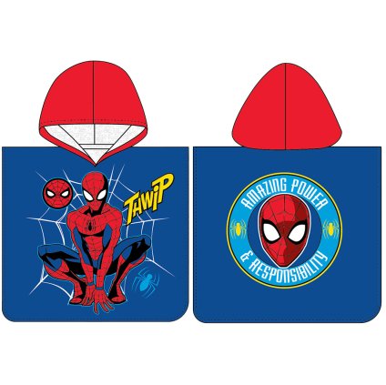 172403 detske ponco spider man uzasna sila