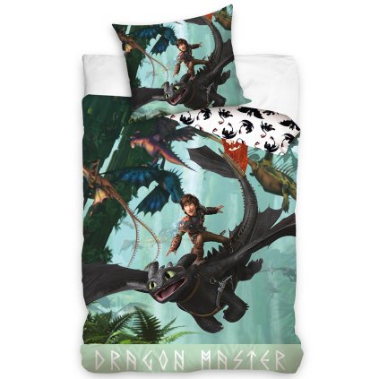 202091 44251 detske povleceni jak vycvicit draka bezzubka a skytak