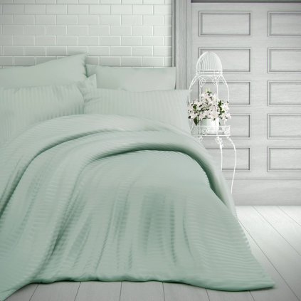 172655 francouzske satenove prodlouzene povleceni s prouzkem 1 2 240x220 70x90cm olivove