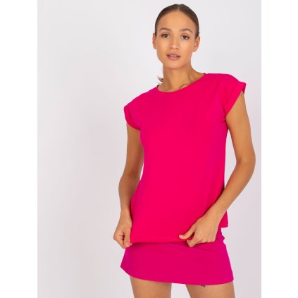 174821 4 tricko rv ts 4833 30p basic feel good barva ruzova tmave velikost s